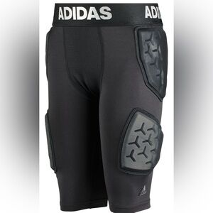 Adidas EUC Black Youth Force Integrated Football Girdle Padded Pants